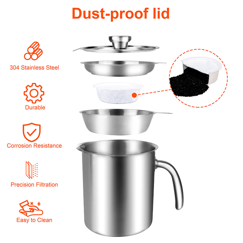 Kitchen activated carbon filter